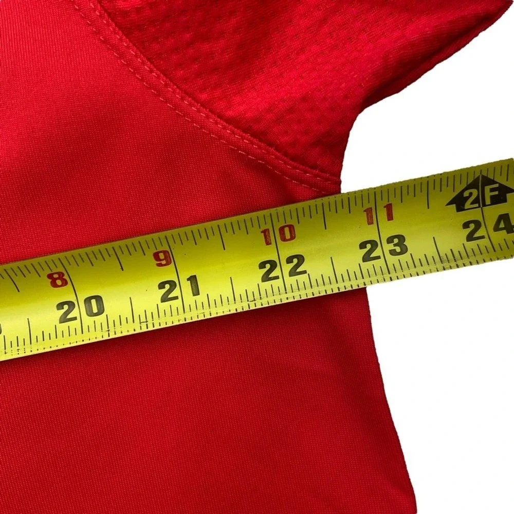 Nike Golf Tour Performance Dri-FIT Red Polo‎ Shirt Mens Large Short Sleeve